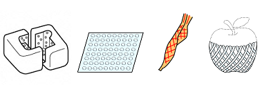 緩衝材類・発泡スチロールのイラスト